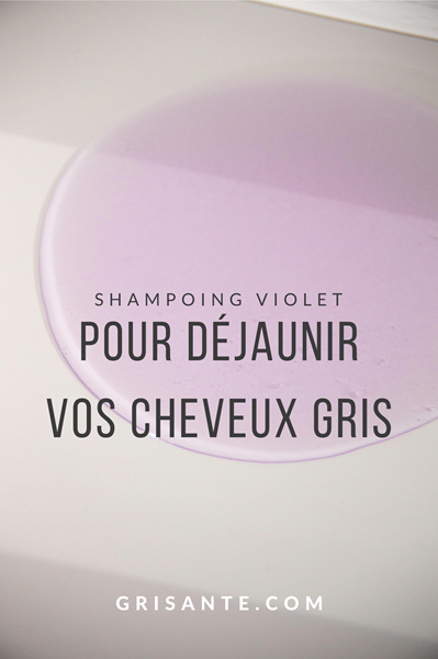 déjaunir cheveux gris